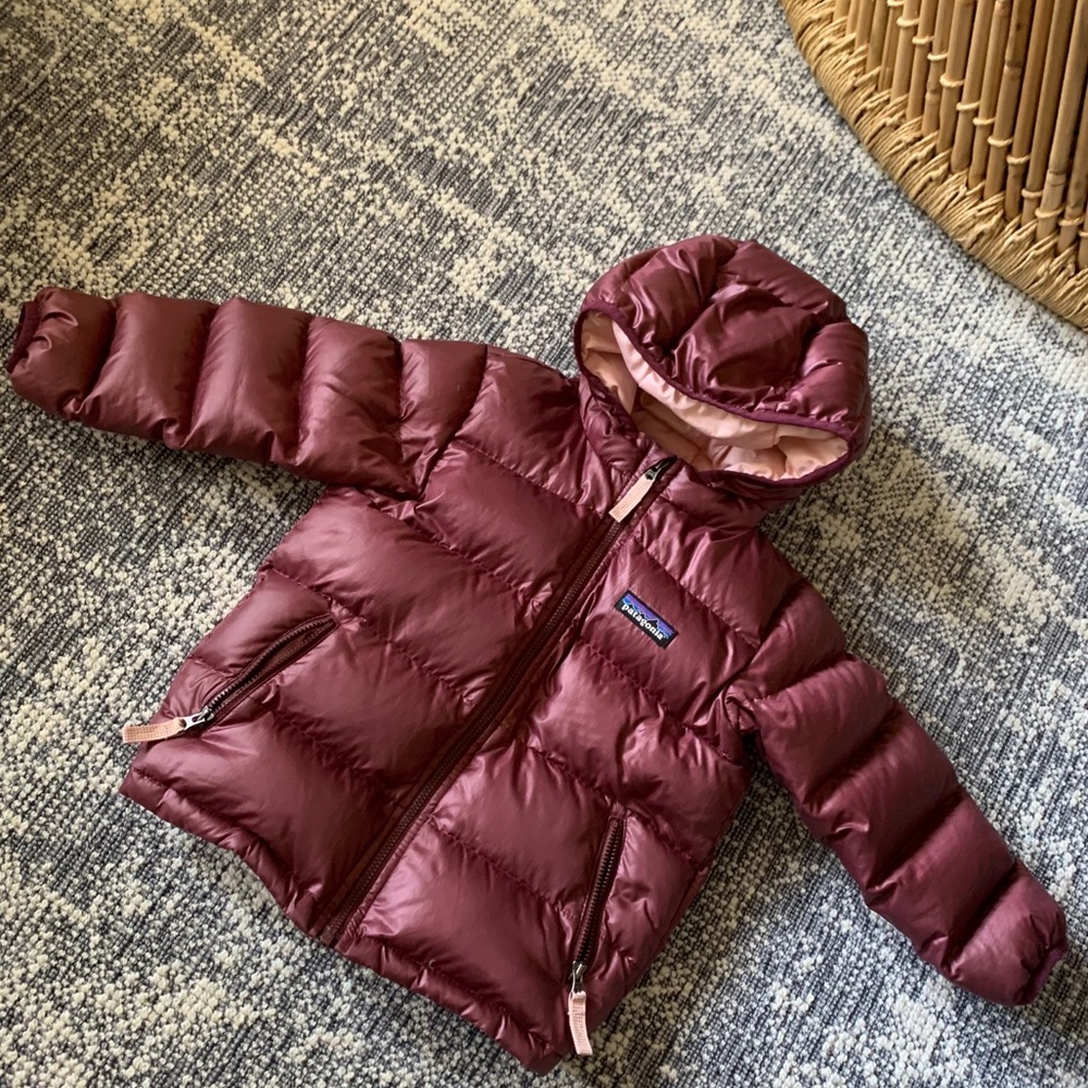 Patagonia high loft down sweater hooded jacket